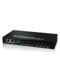 8 port sfp media converter with 2 rj45 gigabit optical fiber ethernet switch for ip camera